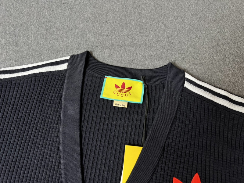 Кардиган Gucci X Adidas Logo "Black" фото № 6