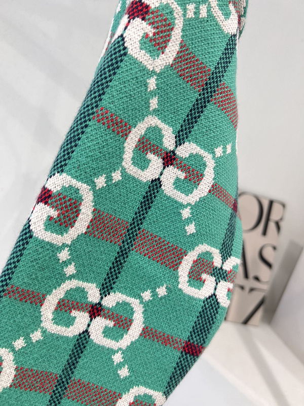 Свитер Gucci In Cage With Logo "Turquoise" фото № 4