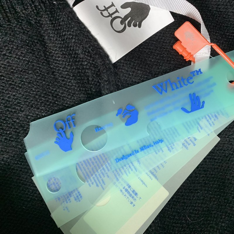 Свитер Off White With Multi-Colored Logo "Black" фото № 3