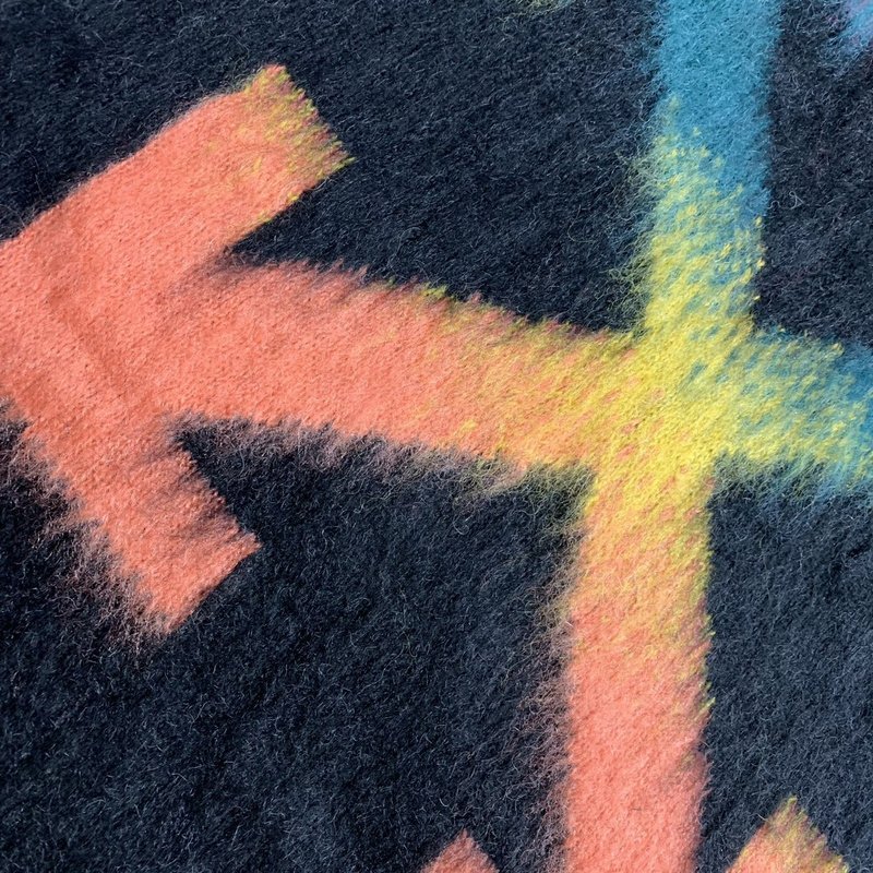 Свитер Off White With Multi-Colored Logo "Black" фото № 5