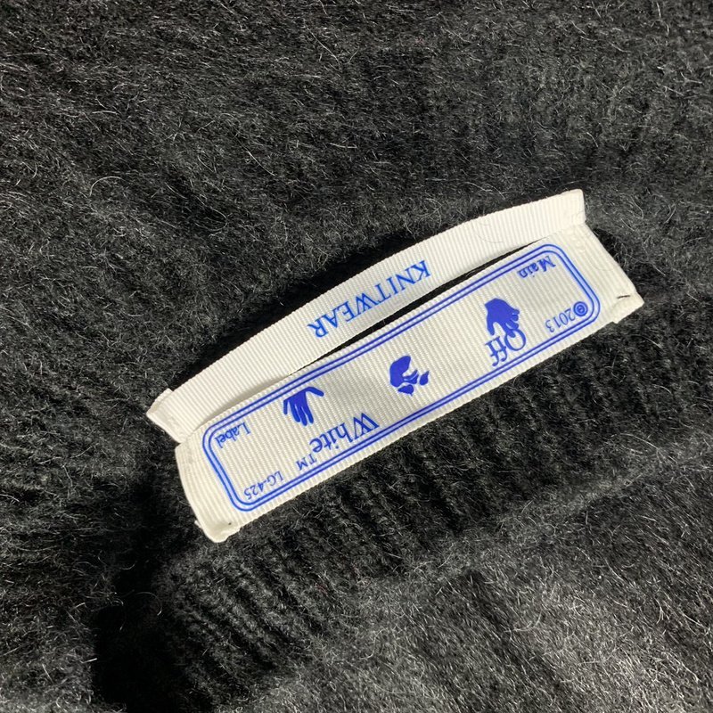 Свитер Off White With Multi-Colored Logo "Black" фото № 6