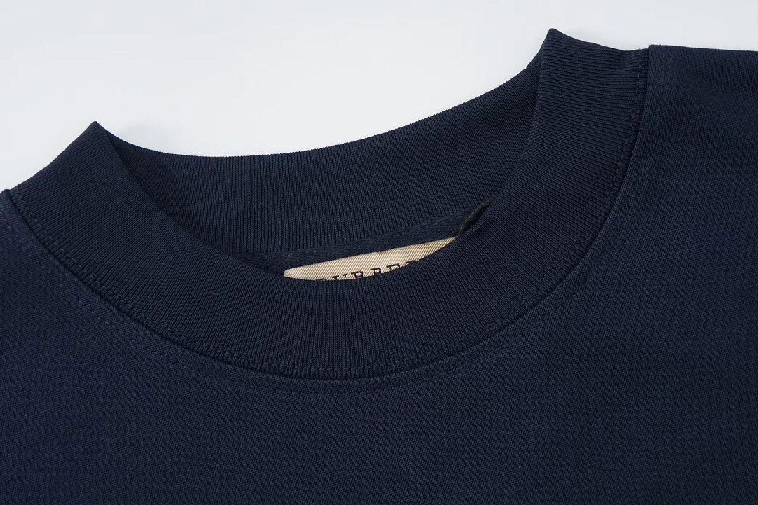 Свитшот Burberry Text Sleeve "Blue" фото № 4