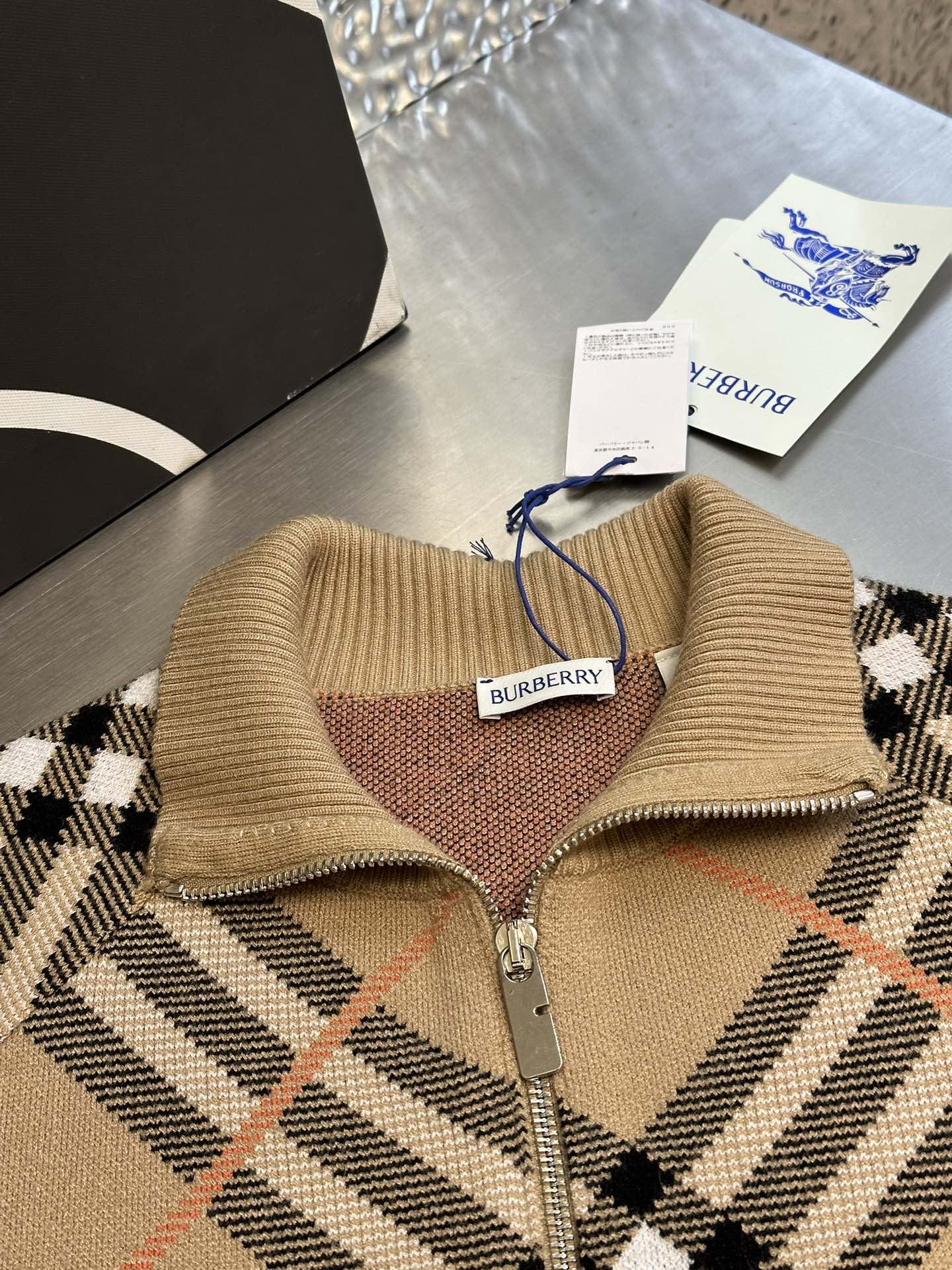 Свитшот Burberry Checked Print Allsides Black Lines "Brown" фото № 5