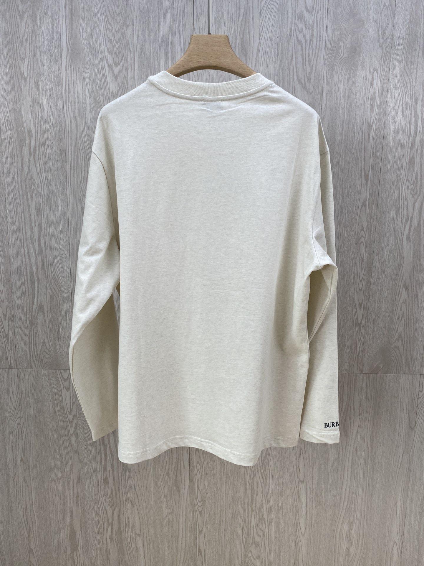 Свитшот Burberry Frontside Mini Black Warrior On The Horse "White" фото № 7