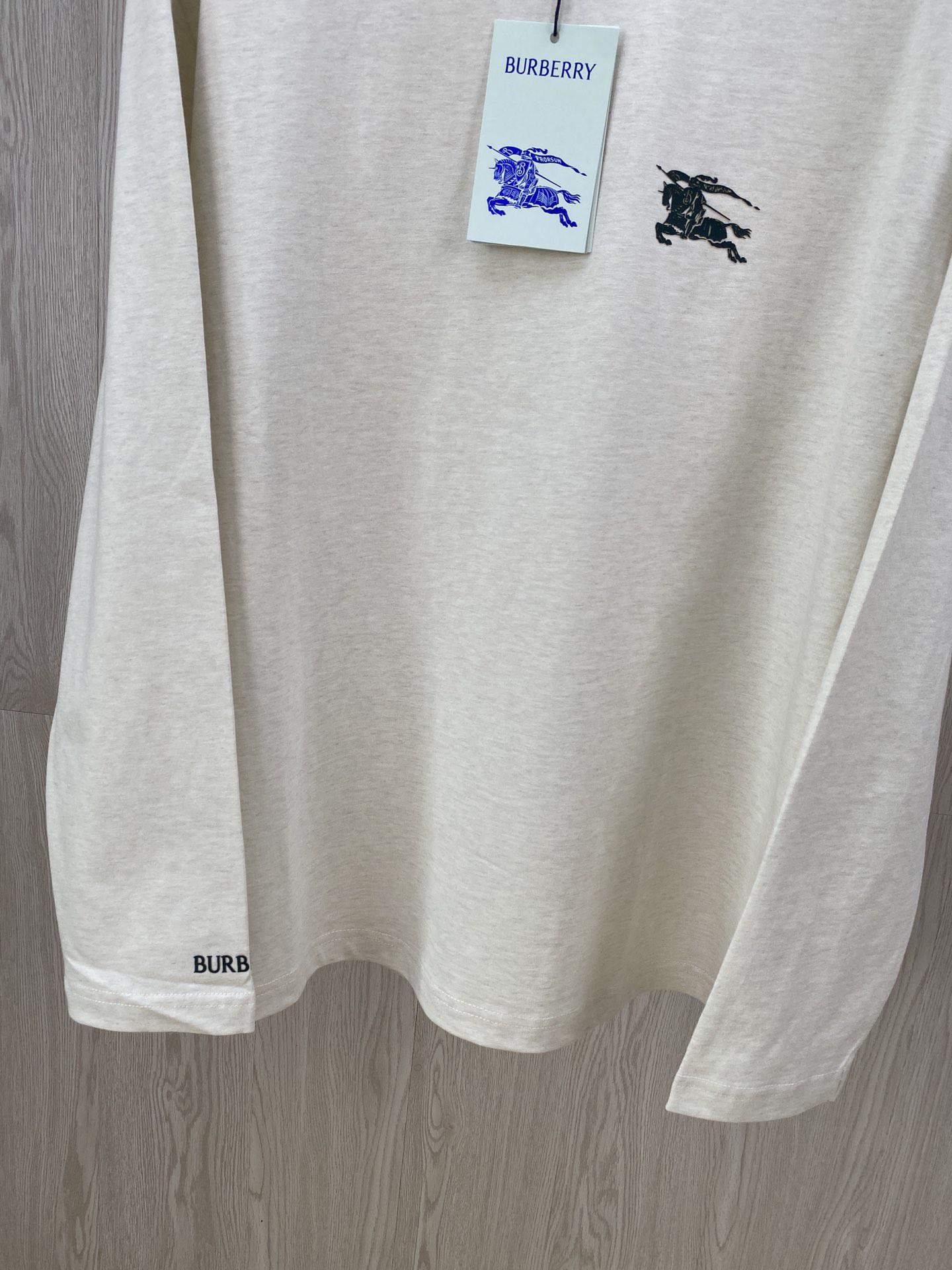 Свитшот Burberry Frontside Mini Black Warrior On The Horse "White" фото № 5