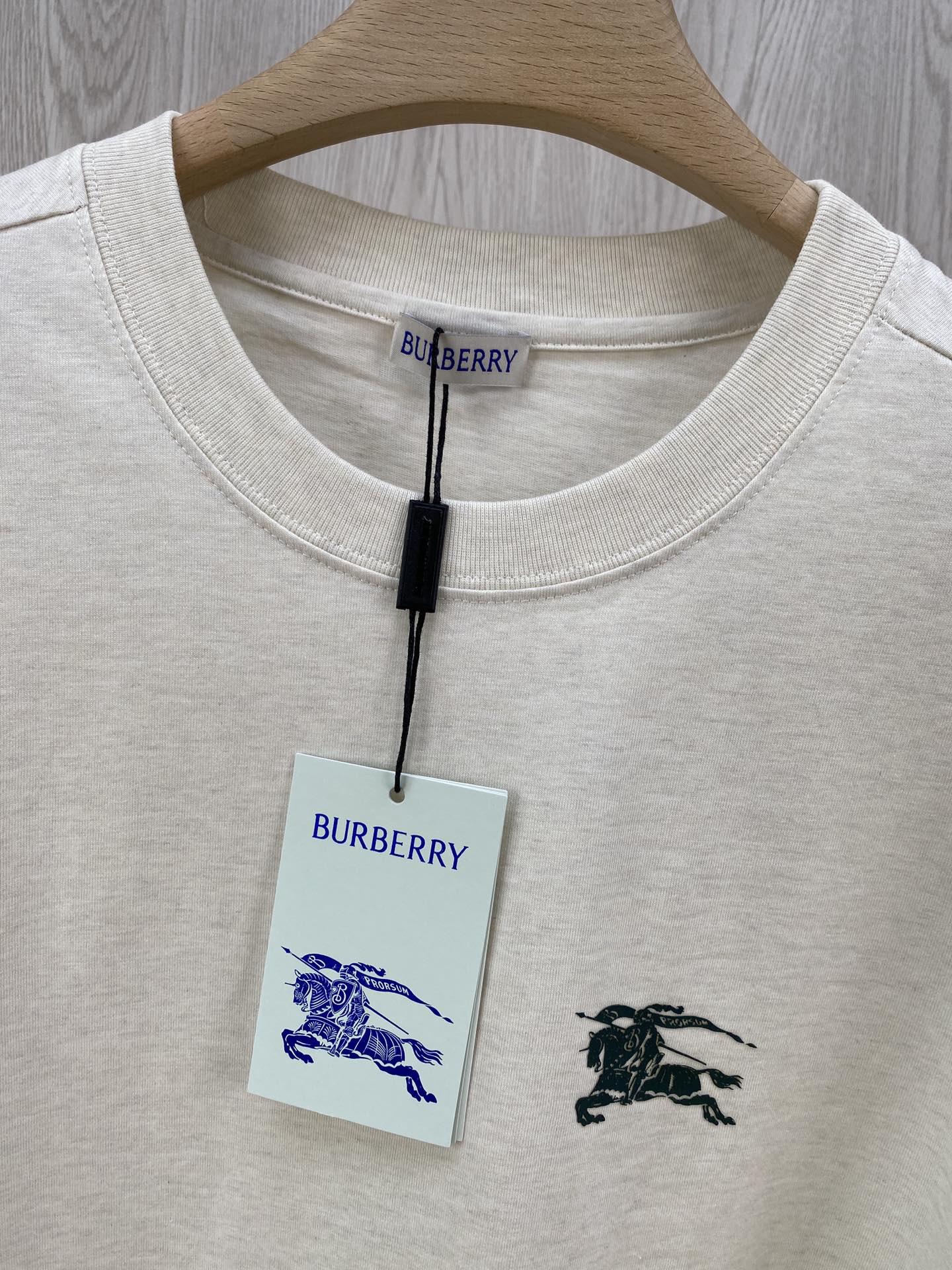 Свитшот Burberry Frontside Mini Black Warrior On The Horse "White" фото № 3