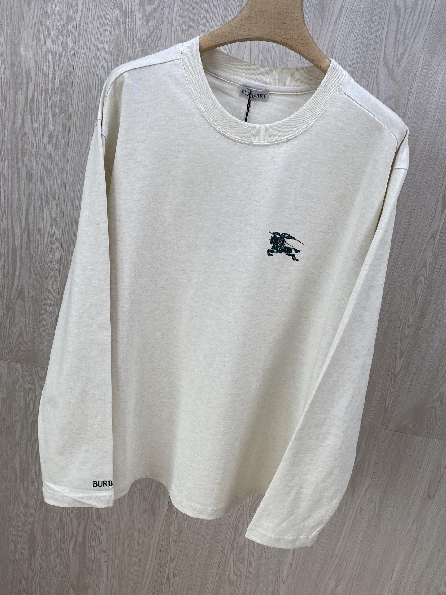 Свитшот Burberry Frontside Mini Black Warrior On The Horse "White" фото № 2