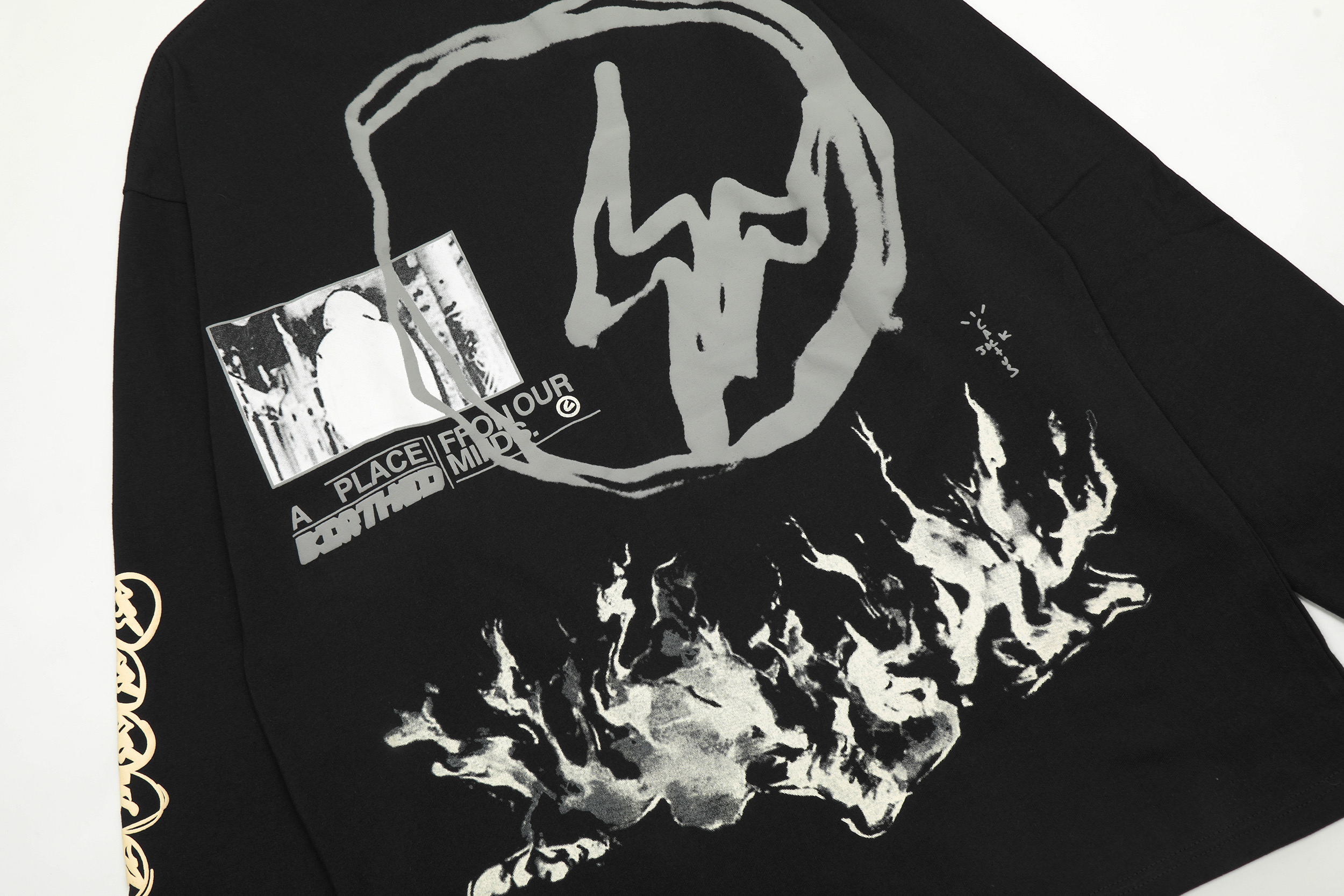 Свитшот Cactus Jack Merch Fragment A Place "Black" фото № 6