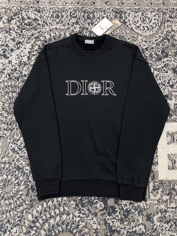 Свитшот Christian Dior Logo Dior Stone Island "Black" фото № 2