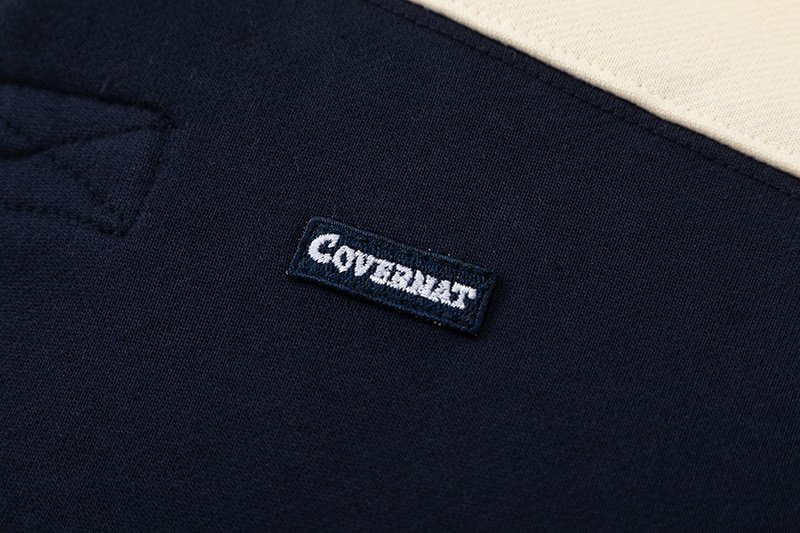 Свитшот Covernat In The Form Of Shirt "Blue/Cream" фото № 4