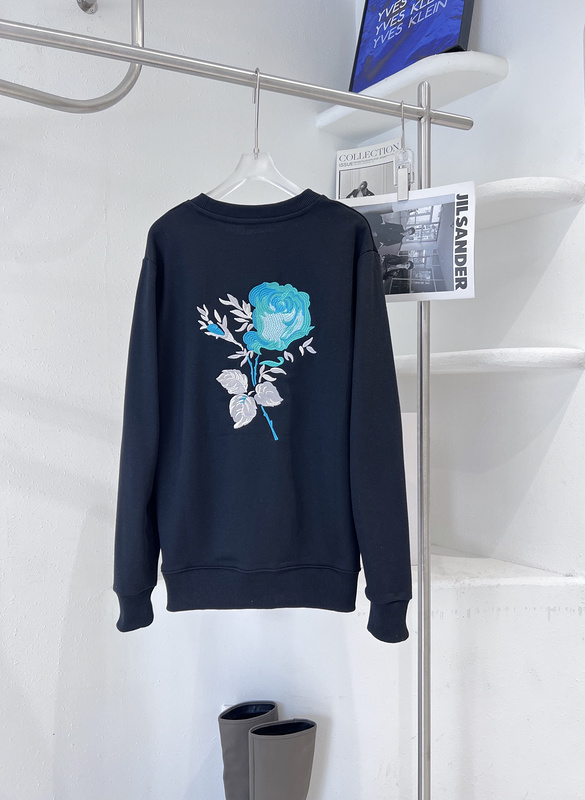 Свитшот Dior Rose Of Love "Black" фото № 3