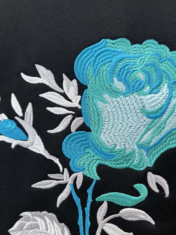 Свитшот Dior Rose Of Love "Black" фото № 4