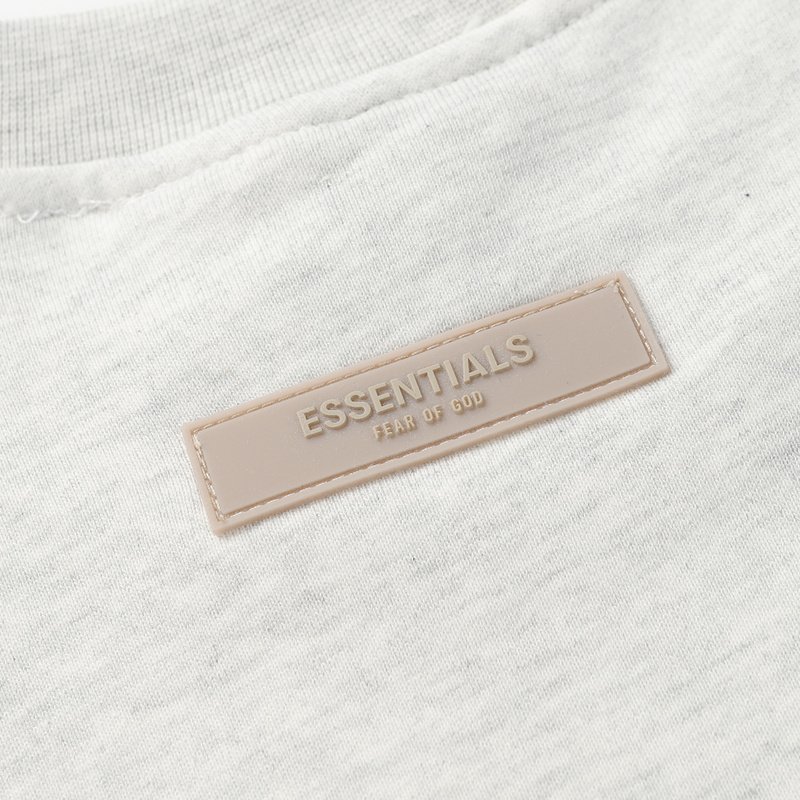 Свитшот Fear Of God With Beige Patch On The Back "Gray" фото № 5