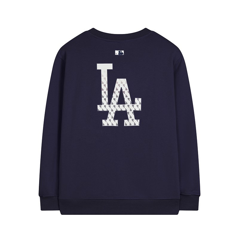 Свитшот MLB With Large Logo On The Back "Blue" фото № 4