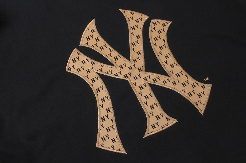 Худи MLB Front Logo Cuffs "Black" фото № 3