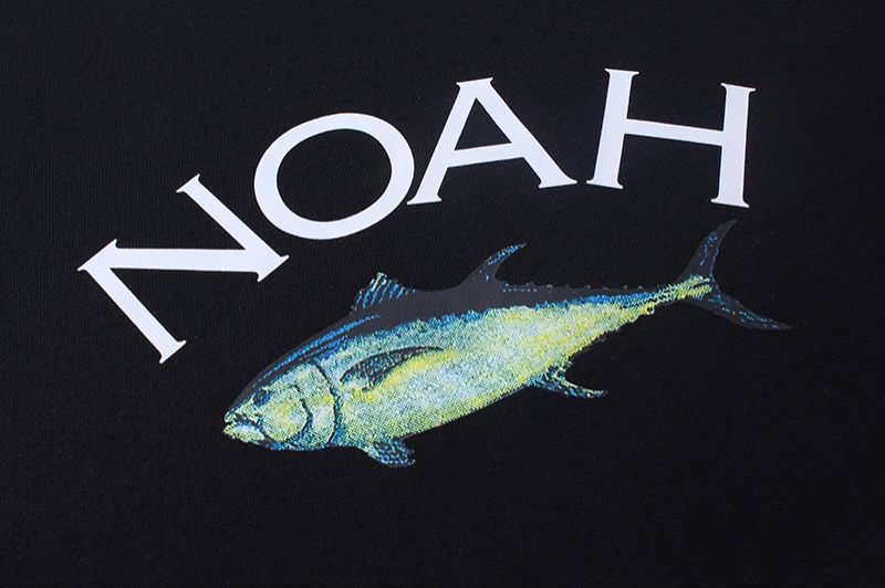 Свитшот Noah Fish "Black" фото № 5