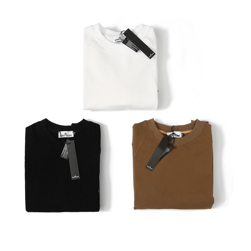 Свитшот Stone Island Solid Color With Patch "Black" фото № 2