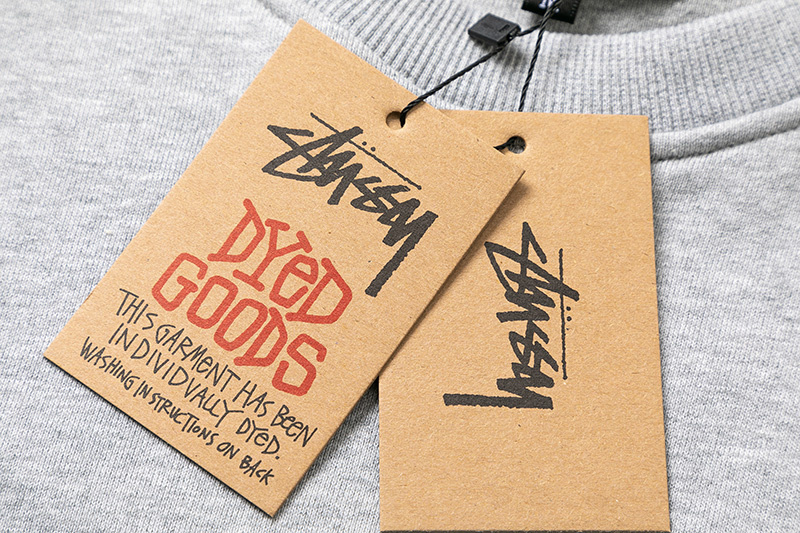 Свитшот Stussy Small Logo "Gray" фото № 4