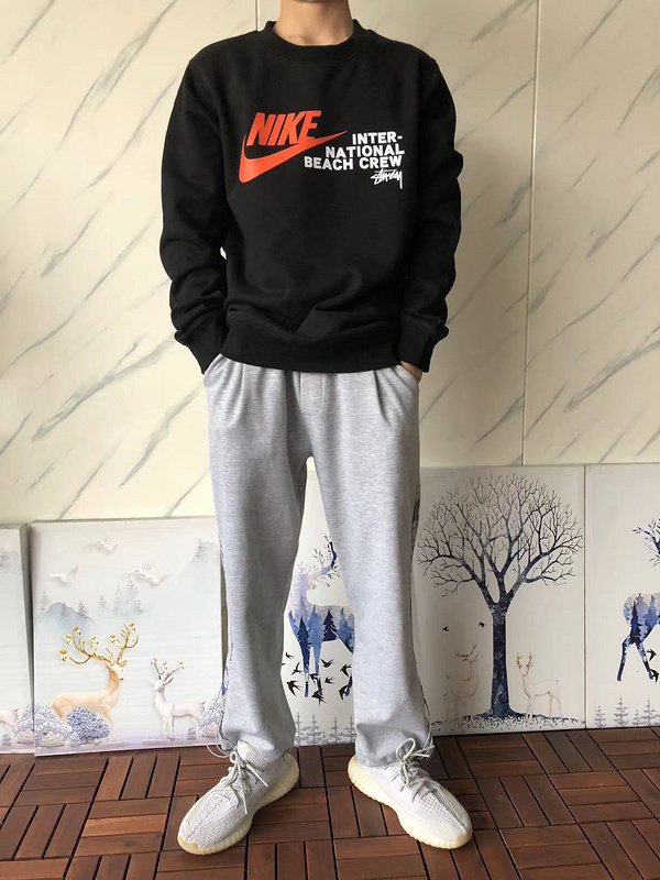 Толстовка Stussy Nike Logo And Inscription "Black" фото № 8