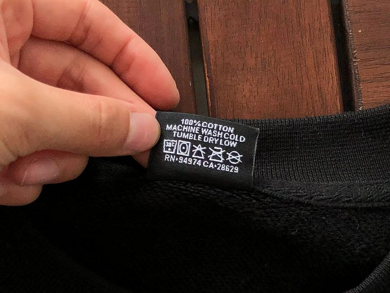 Толстовка Stussy Nike Logo And Inscription "Black" фото № 4