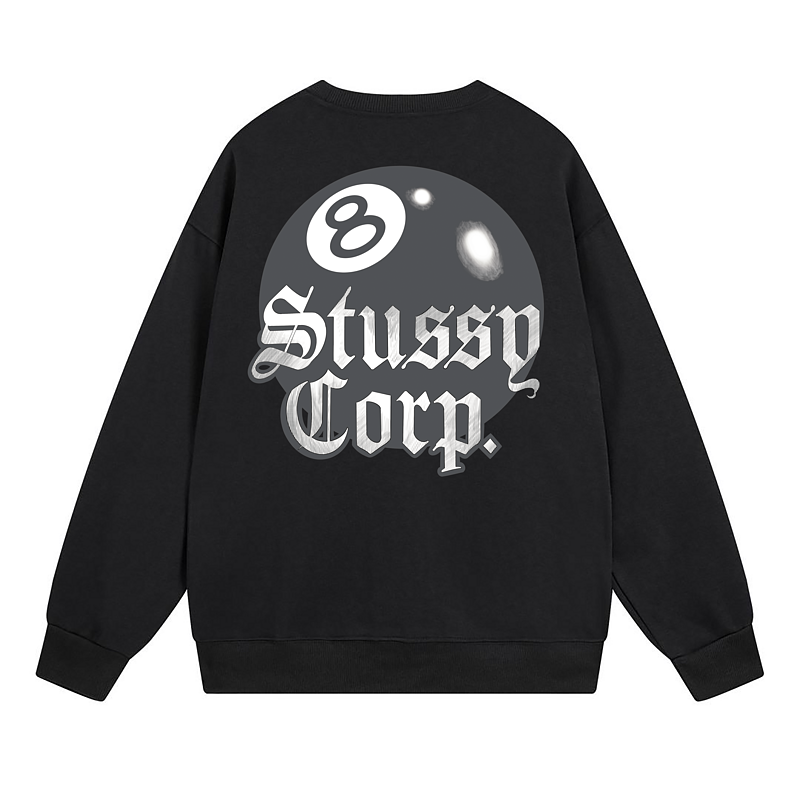 Свитшот Stussy The Eighth Billiard Ball Stussy Corp "Black" фото № 2