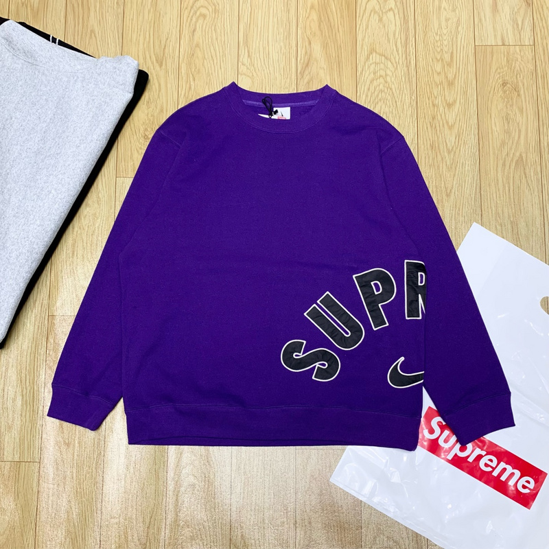 Свитшот Supreme X Nike Logo "Violet" фото № 3