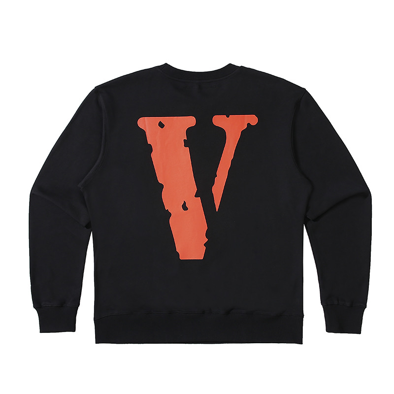 Свитшот Vlone V-Friends V-Orange "Black" фото № 2