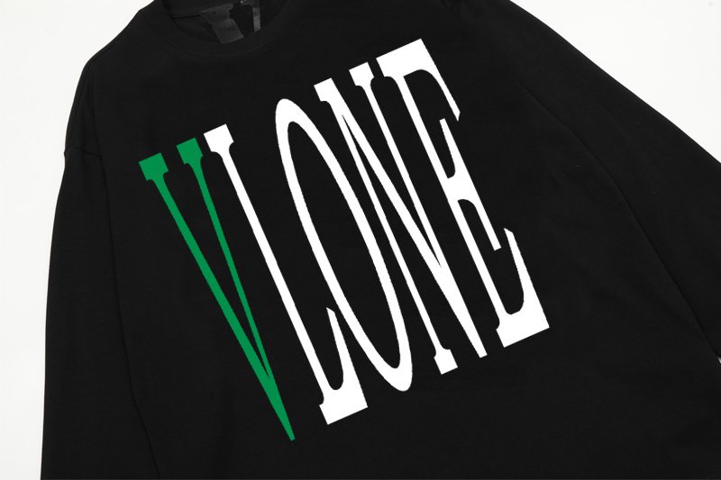 Свитшот Vlone Green Letter V "Black" фото № 3