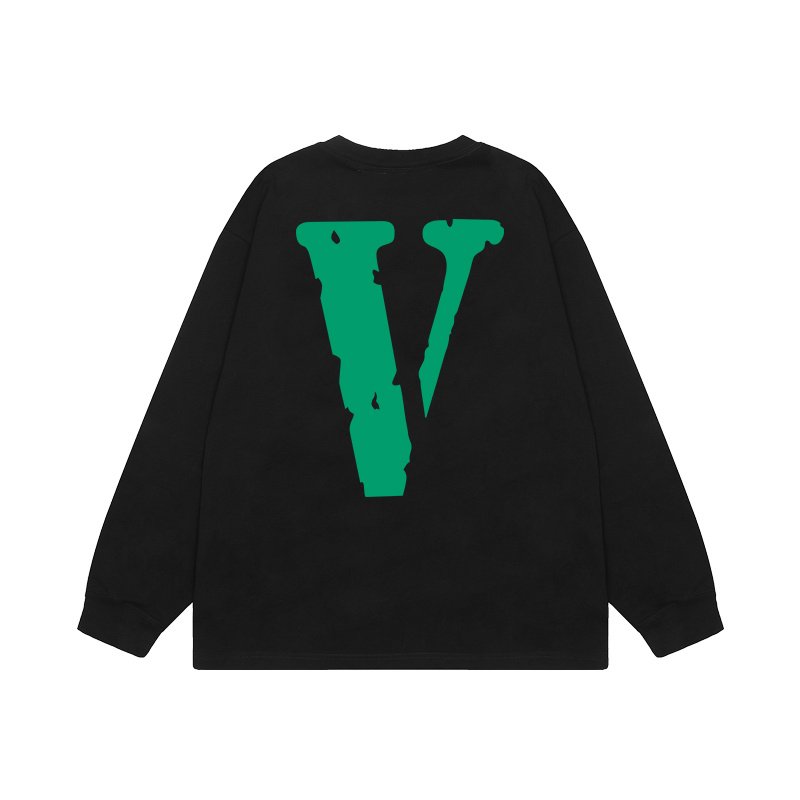 Свитшот Vlone Green Letter V "Black" фото № 2
