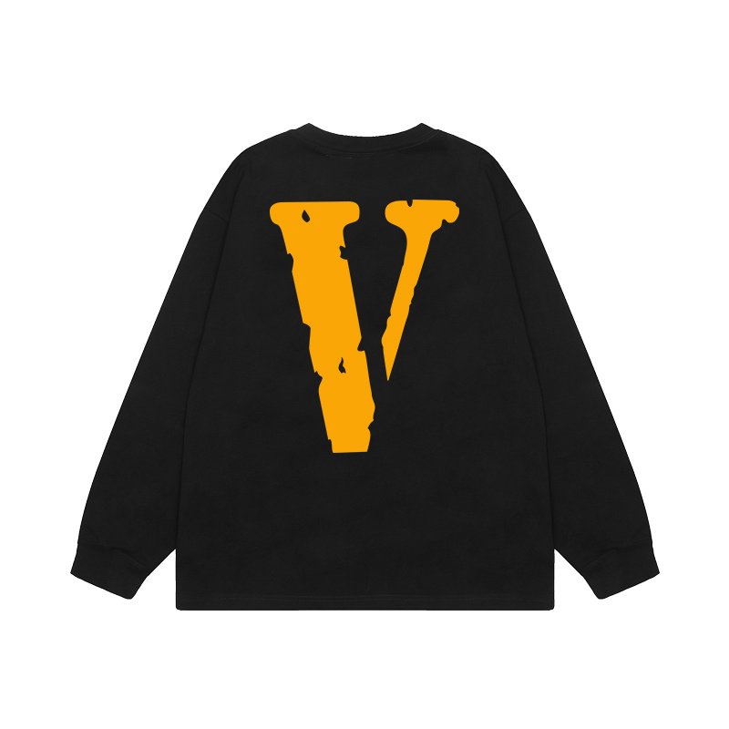 Свитшот Vlone Yellow Letter V "Black" фото № 2