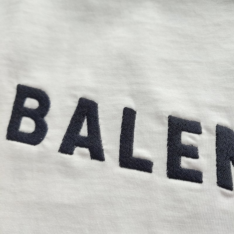 Майка Balenciaga With Text Logo On Both Sides "White" фото № 4