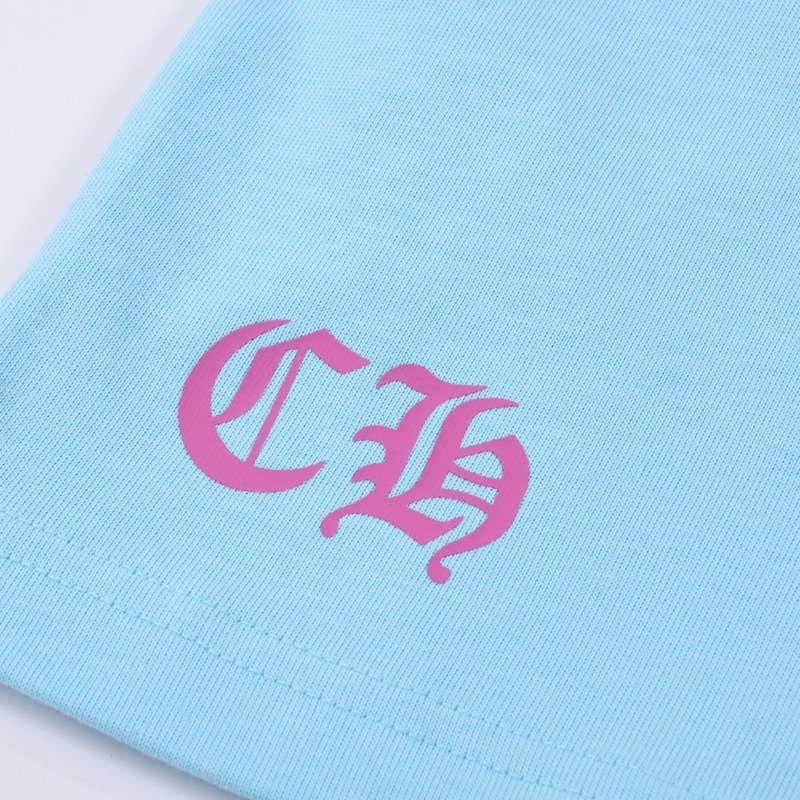 Майка Chrome Hearts With Logo Brand "Blue" фото № 4