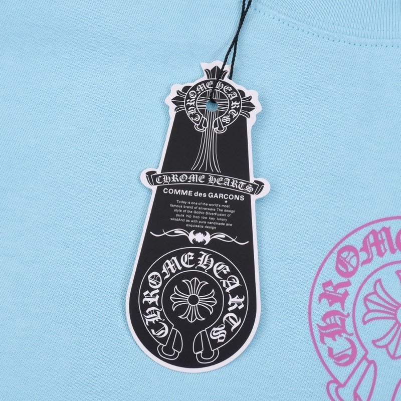 Майка Chrome Hearts With Logo Brand "Blue" фото № 5