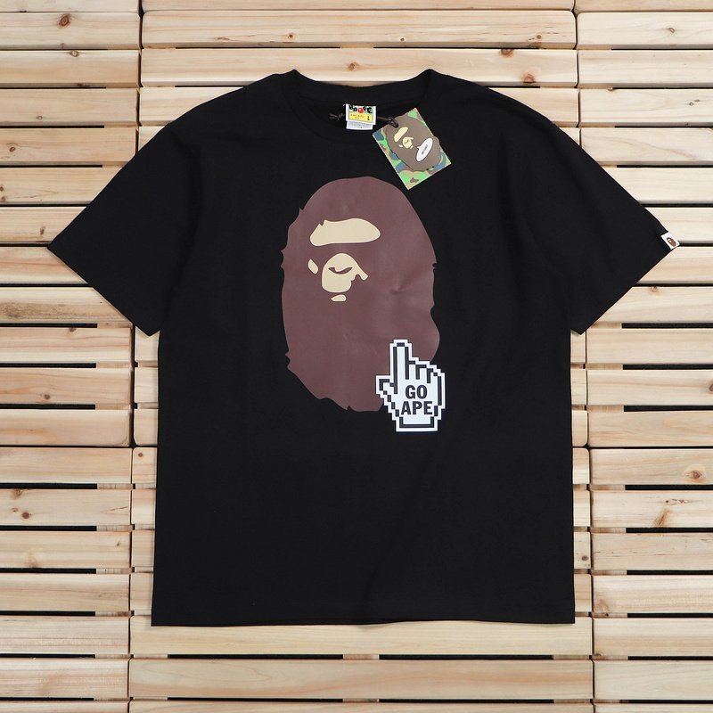 Футболка A Bathing Ape Go "Black" фото № 2