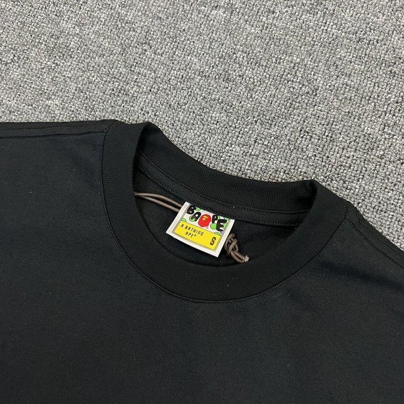 Футболка A Bathing Ape For Human "Black" фото № 2