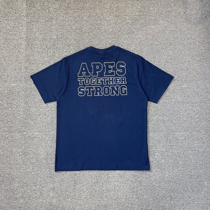 Футболка A Bathing Ape Apes Together Strong "Blue" фото № 3