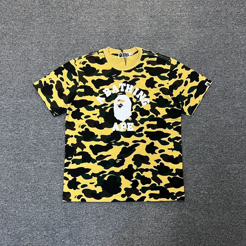 Футболка A Bathing Ape Speckle "Yellow" фото № 2