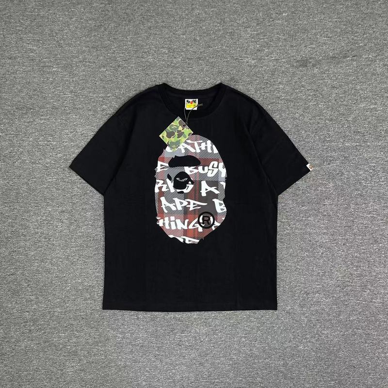 Футболка A Bathing Ape Print On Both Sides "Black" фото № 2