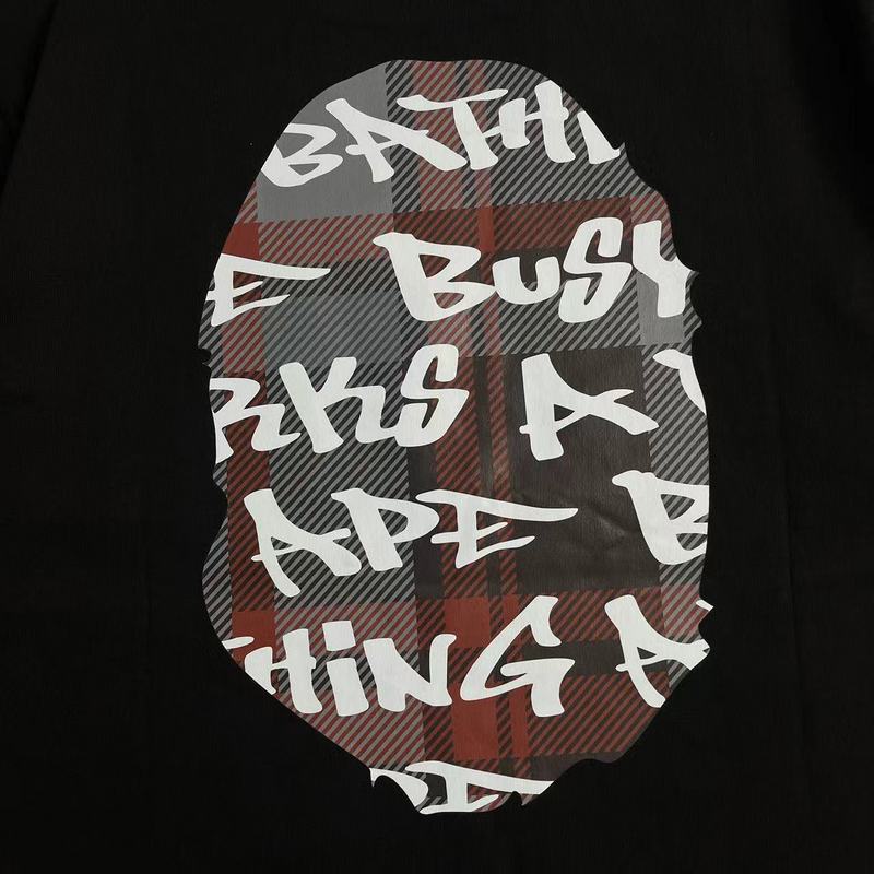 Футболка A Bathing Ape Print On Both Sides "Black" фото № 3