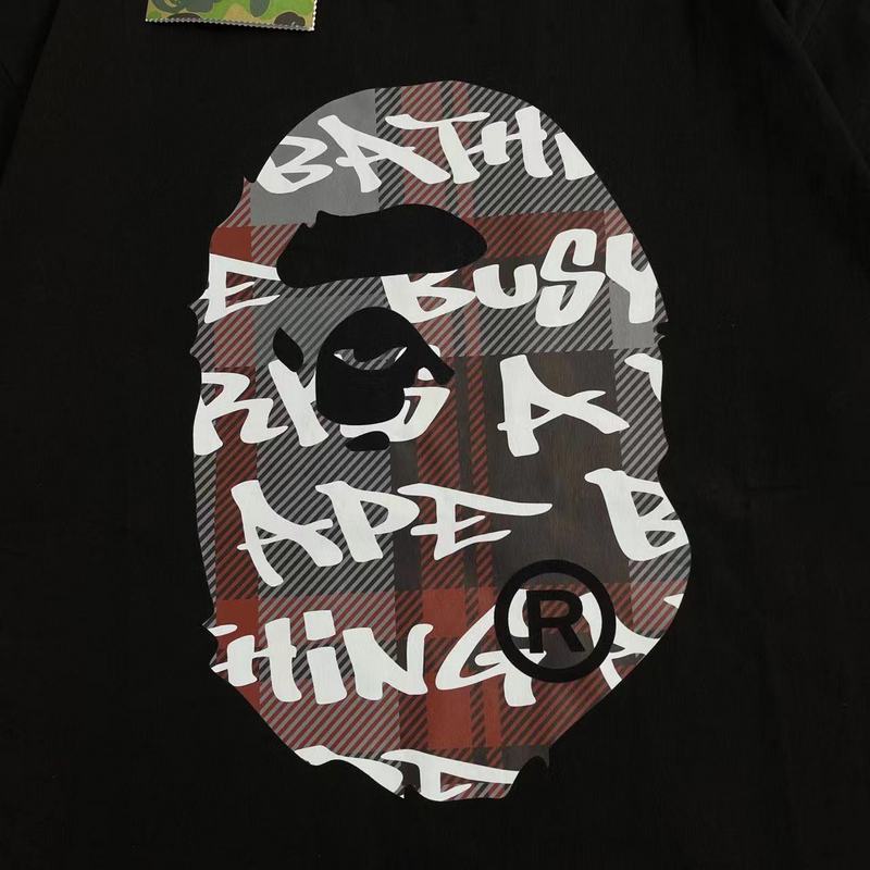 Футболка A Bathing Ape Print On Both Sides "Black" фото № 4