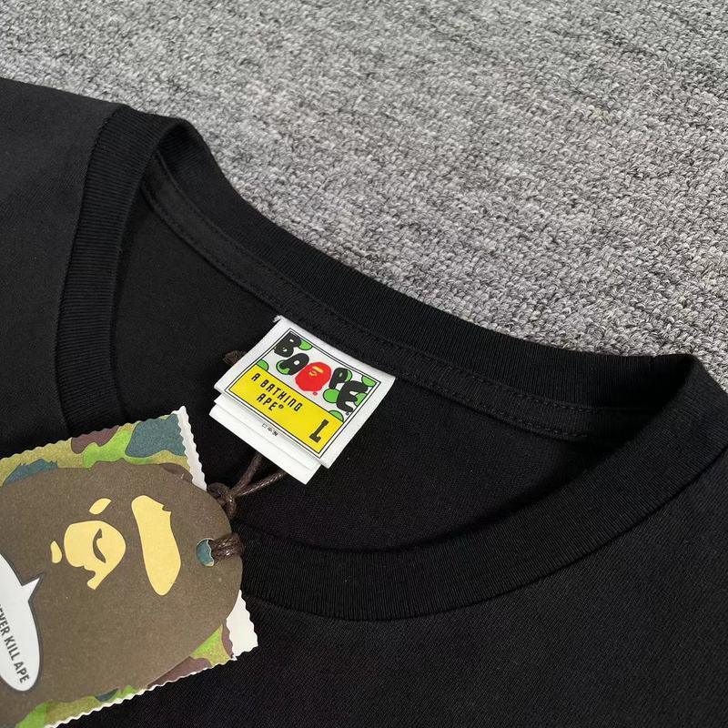 Футболка A Bathing Ape With Link To The Website "Black" фото № 7