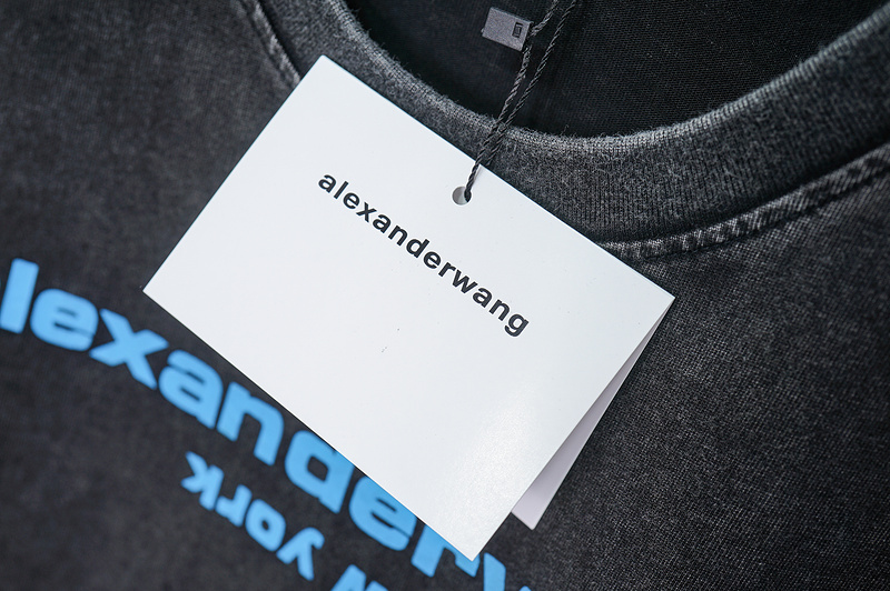 Футболка Alexander Wang New York Style "Black/Blue" фото № 2