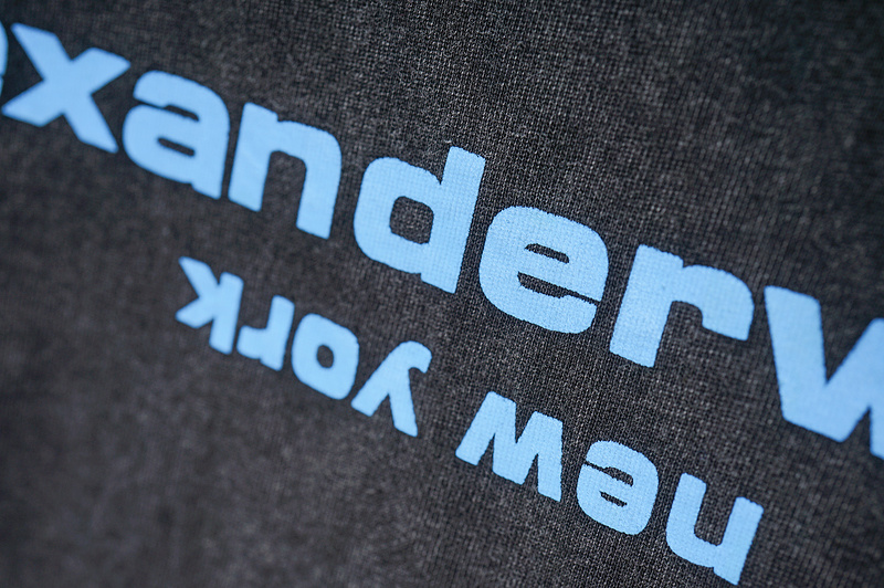 Футболка Alexander Wang New York Style "Black/Blue" фото № 4