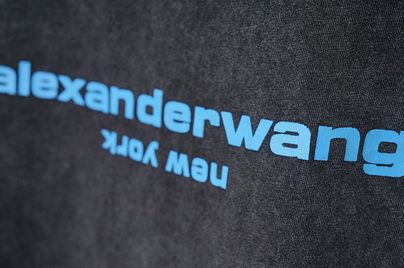 Футболка Alexander Wang New York Style "Black/Blue" фото № 7