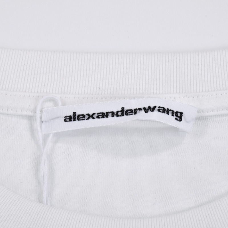Футболка Alexander Wang Fisheye Style Lettering "White" фото № 3