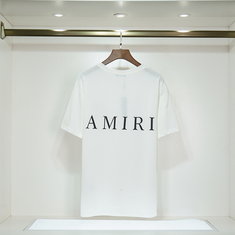 Футболка Amiri With Large Logo And An Inscription Of The Brand "White" фото № 2