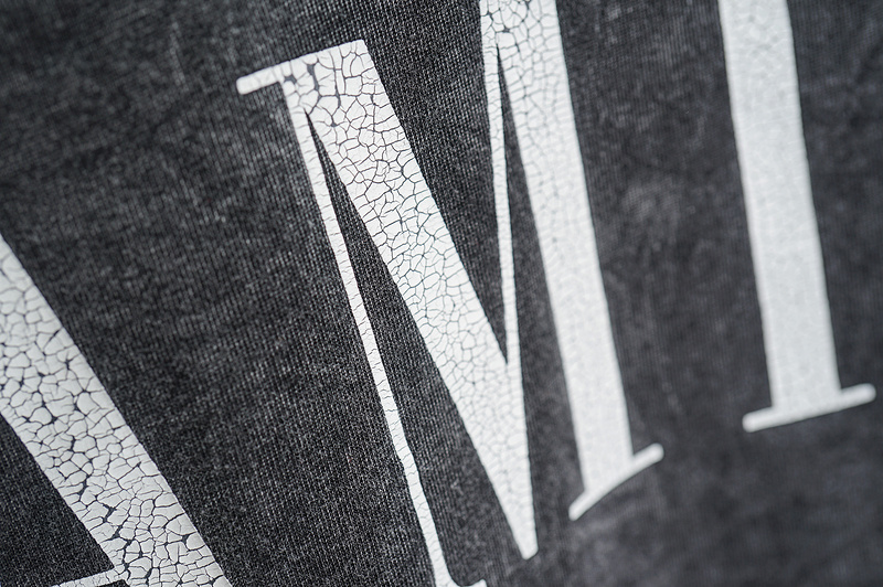 Футболка Amiri Printed Logo "Black/Gray" фото № 3