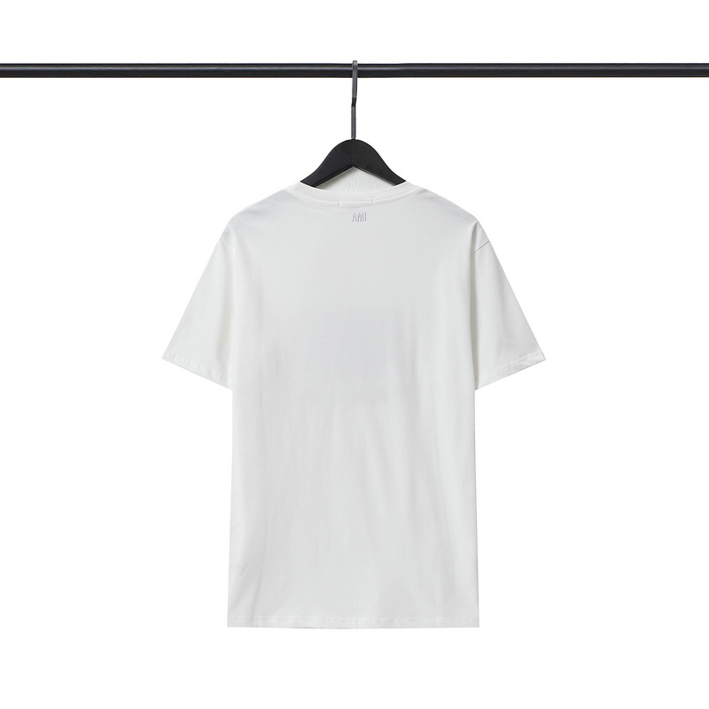 Футболка Amiri With An Emblem-Logo In The Form Of Heart "White" фото № 2