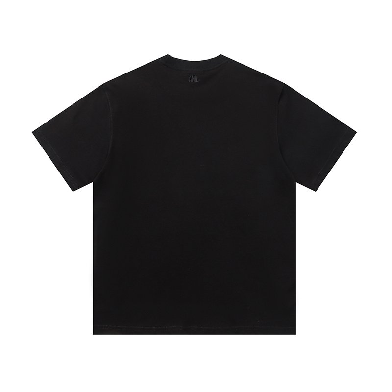 Футболка Amiri With Logo By Color "Black" фото № 2
