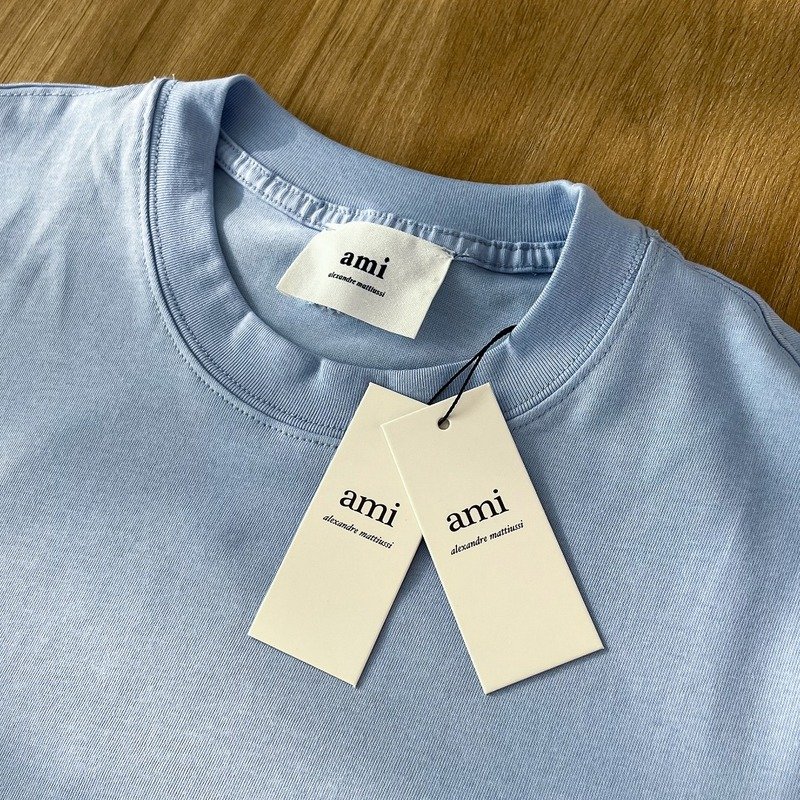 Футболка Amiri Cotton Base "Blue" фото № 8